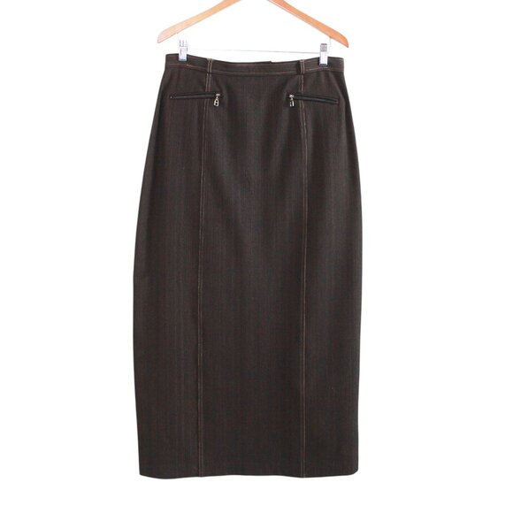 Conrad C Collection Maxi Pencil Skirt - Picture 2 of 16
